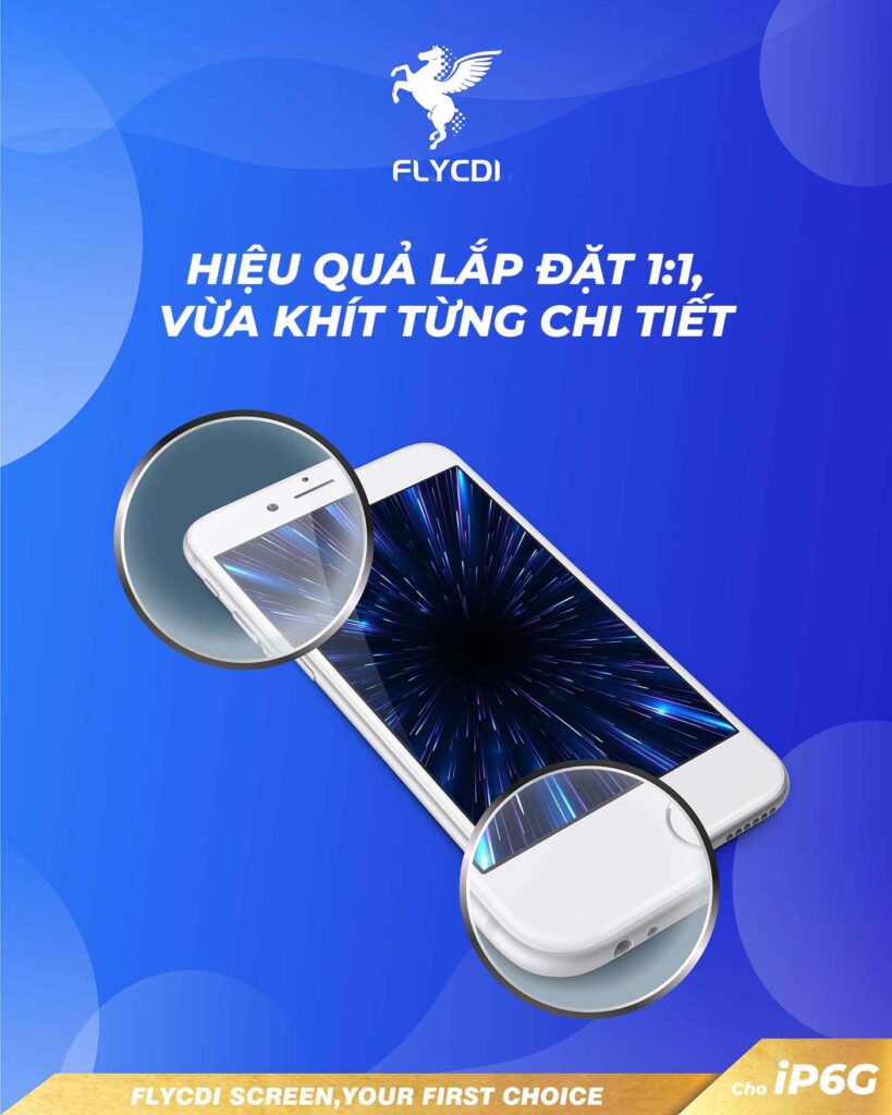 Thay màn hình iPhone 6 LCD chính hãng FLYCDI 12 thay-man-hinh-iphone-6-bao-nhieu-inch