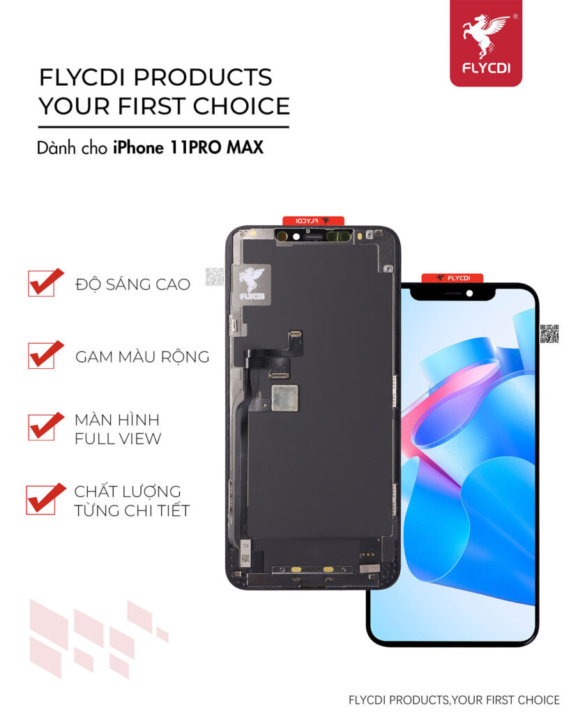 Thay màn hình iPhone 11 Pro Max OLED chính hãng FLYCDI 7 thay-man-hinh-iphone-11-pro-max-chinh-hang