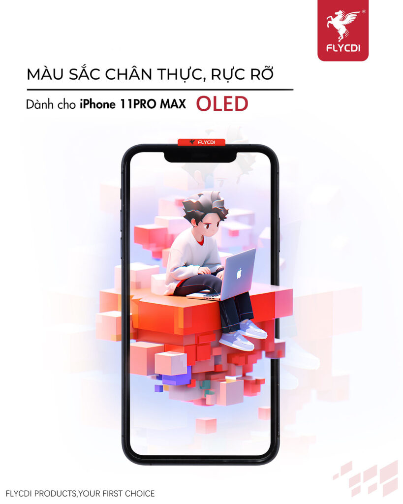 Thay màn hình iPhone 11 Pro Max OLED chính hãng FLYCDI 11 man-hinh-iphone-11-pro-max-chinh-hang