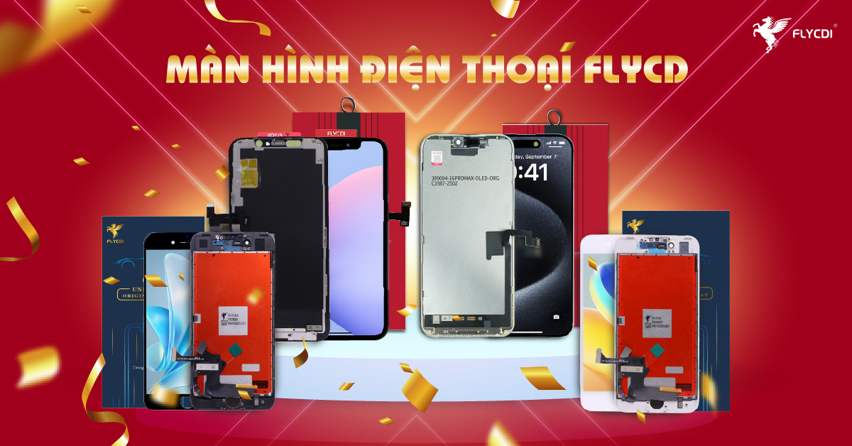 5 Giải pháp siêu hiệu quả khi vỡ màn hình điện thoại 4 Màn hình điện thoại chính hãng FLYCDI